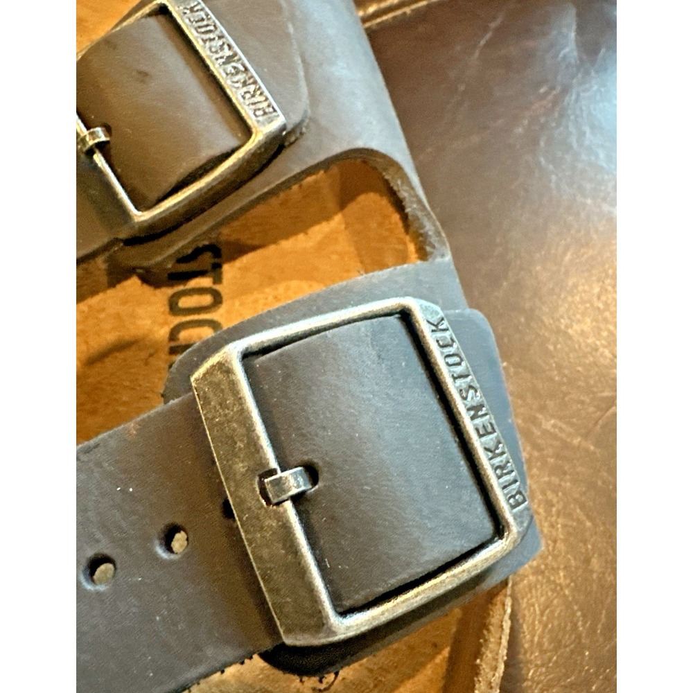 Birkenstock Black Two-Strap Cork Footbed Sandals - Picture 5 of 12
